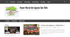 Desktop Screenshot of foyer-rural-lignan.fr